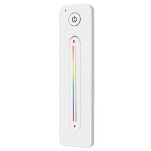 KYRA LED 1 ZONE RGB/RGBW HAND HELD TOUCH SLIDE REMOTE C/W MAGNETIC BRACKET WHI