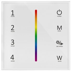 KYRA LED 4ZONE RGB / RGBW WALL MOUNTED CONTROLLER WHI