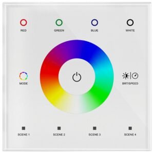 KYRA LED 4ZONE RGB / RGBW WALL MOUNTED CONTROLLER WHI