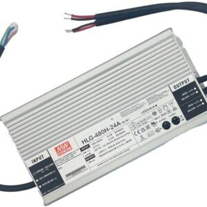 MEANWELL 480W, Constant Voltage Non Dimmable LED Driver,24VDC, IP67
