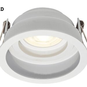 KYRA LED IP20 FIRE RATED RECESSED LED DOWNLIGHT SAND WHITE