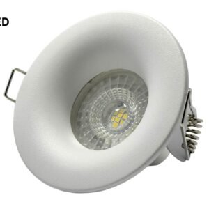 KYRA LED IP65 FIRE RATED FLUTED LED DOWNLIGHT SAND WHITE