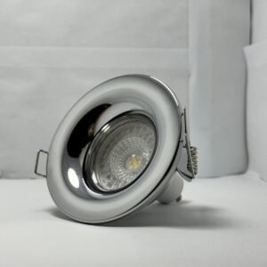 KYRA LED IP65 FIRE RATED FLUTED LED DOWNLIGHT CHROME