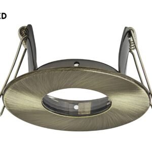 KYRA LED IP65 FIRE RATED RECESSED LED DOWNLIGHT ANTIQUE BRASS
